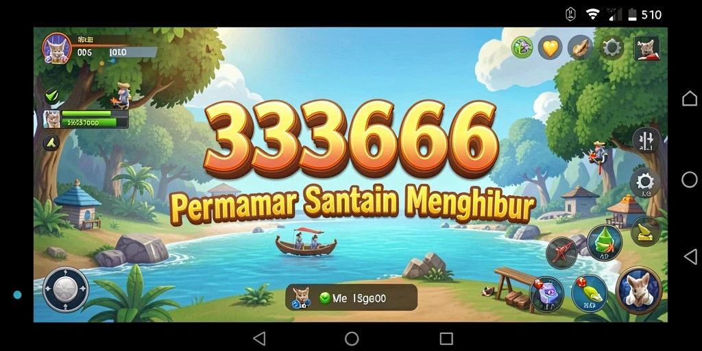 Gameplay menarik dan penuh warna di 333666