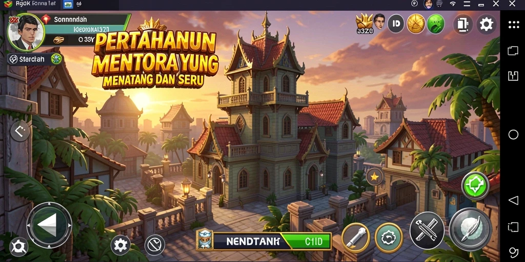 Gameplay menara pertahanan yang menarik dan seru di 33ZK.