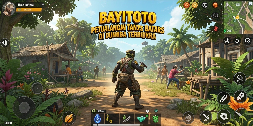 Tangkapan layar gameplay <strong>BAYITOTO</strong> menampilkan keindahan dunia terbuka yang bisa dijelajahi.