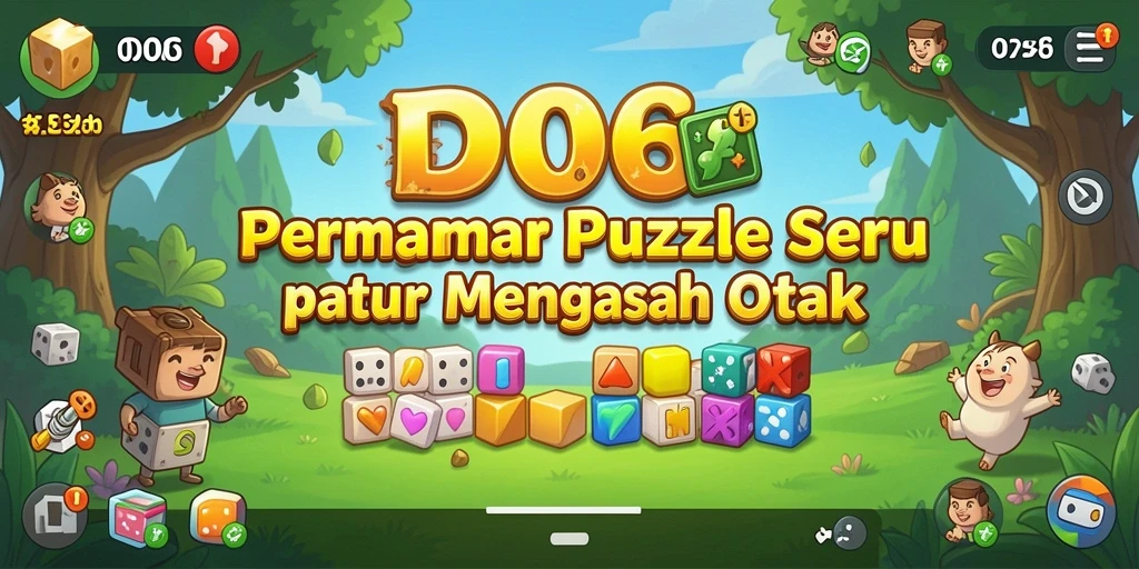 Tampilan gameplay D06 dengan berbagai teka-teki menarik.