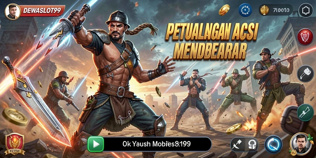 Tampilan gameplay seru DEWASLOT99 yang penuh aksi.