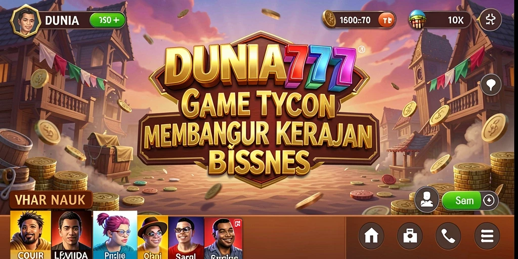 Menampilkan gameplay seru DUNIA777 dengan visual menarik.