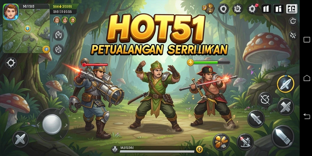 Screenshot HOT51 menunjukkan aksi mendebarkan dalam petualangan penuh tantangan.