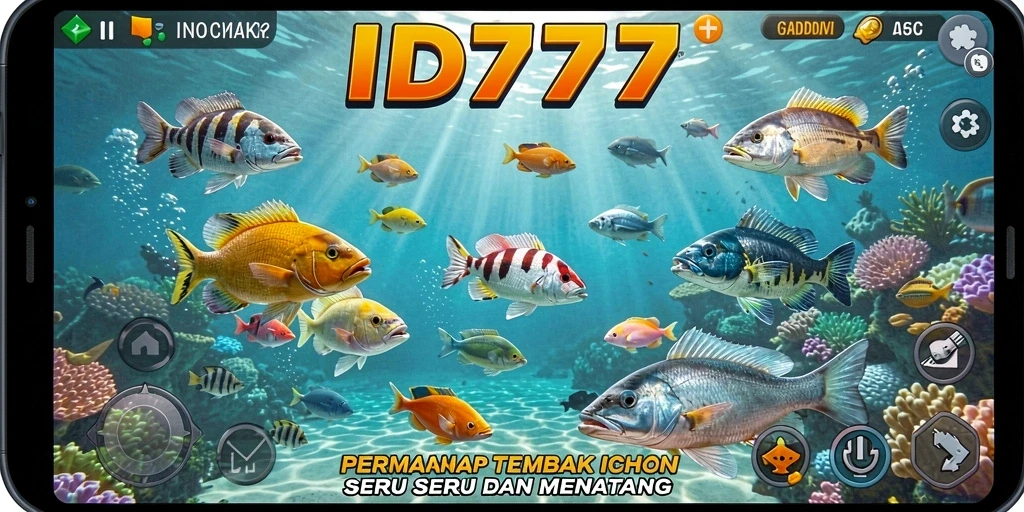 Gameplay menarik dalam ID777 saat berburu ikan di lautan.