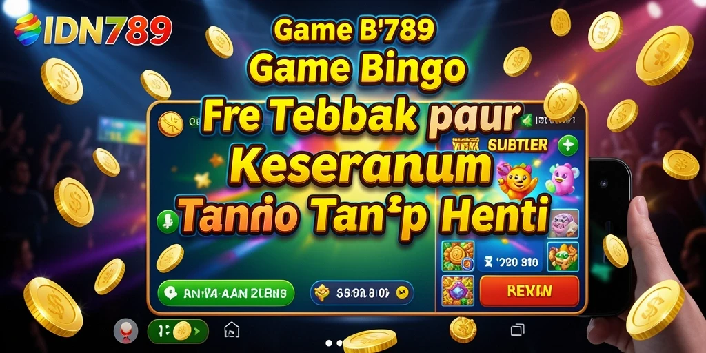 Screenshot IDN789 menunjukkan pemain menikmati permainan Bingo yang mendebarkan.