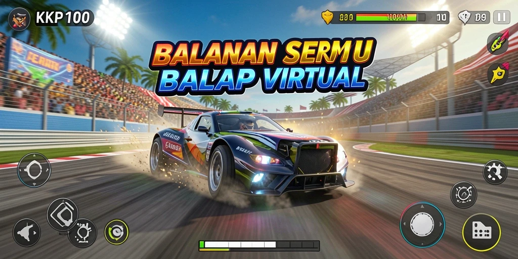 Tampilan aksi balap yang mendebarkan di KPK100.
