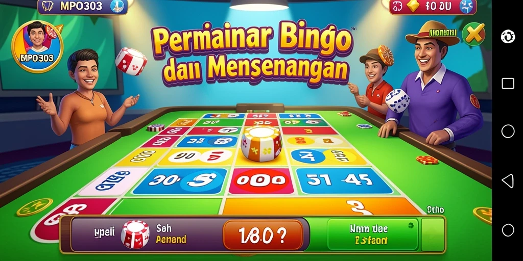 Tampilan gameplay seru dalam permainan Bingo MPO303.