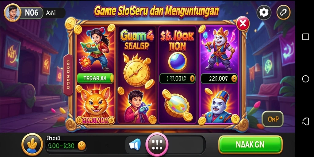 Tampilan gameplay Slot N06 yang memukau dan mengasyikkan.
