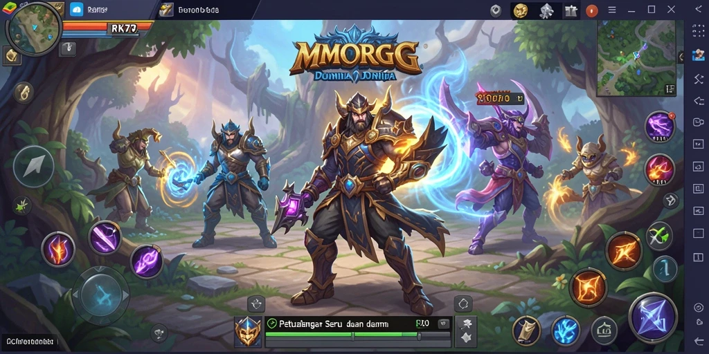 Tangkapan layar dari gameplay <strong>RK77</strong> yang menampilkan petualangan seru dan interaksi pemain.