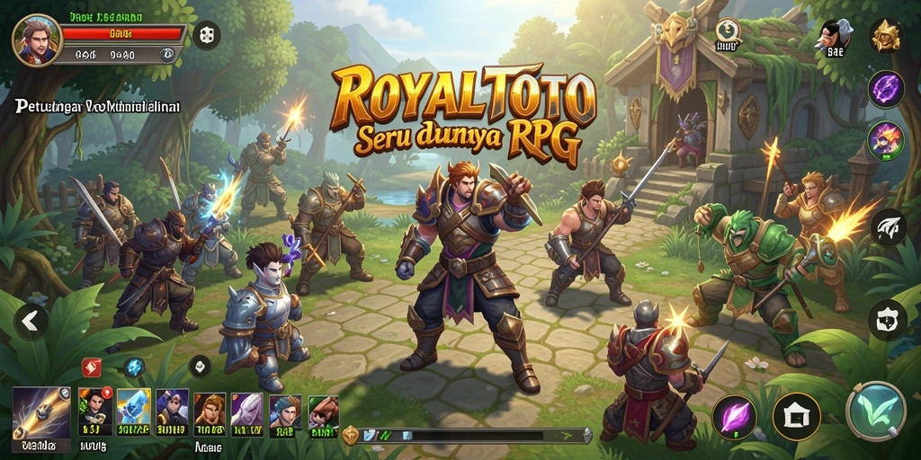 Screenshot gameplay ROYALTOTO menampilkan pertarungan seru dan grafik yang memukau.