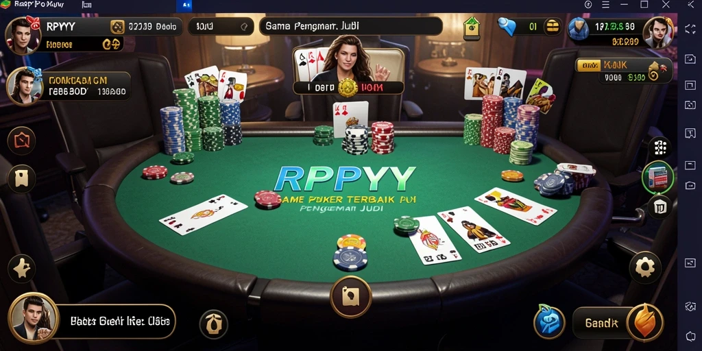 Screenshot gameplay poker RPYYY yang menarik dan interaktif.