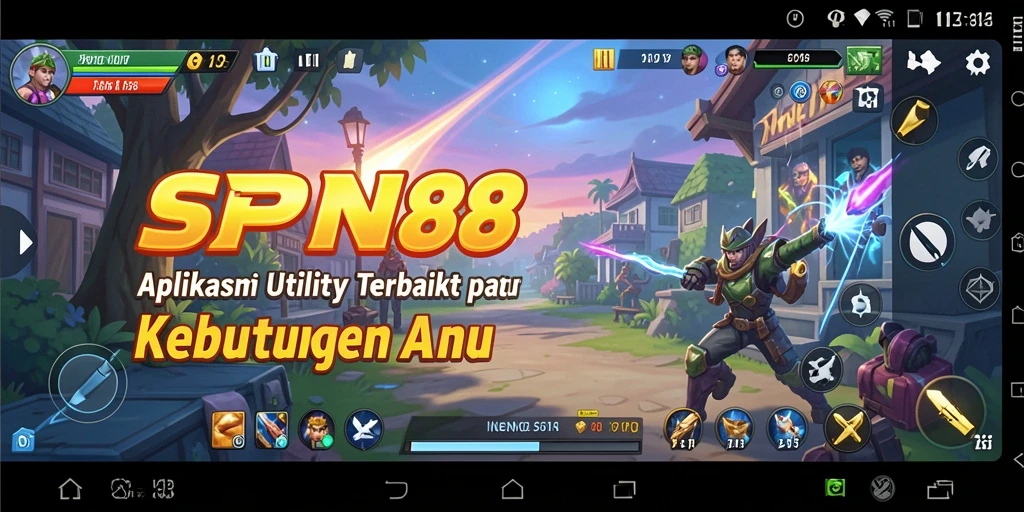 Tampilan utama SPN88 yang memudahkan akses fitur Utility.