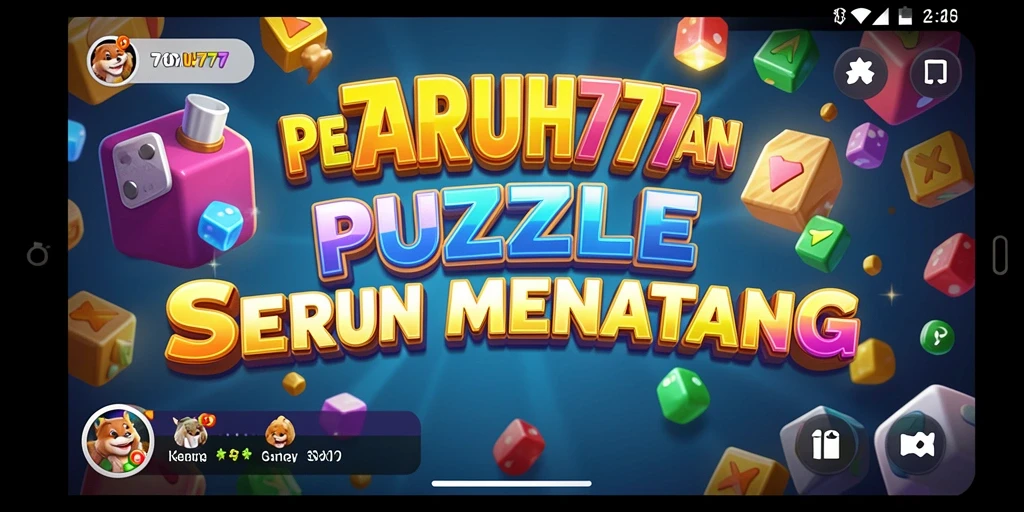 Tampilan menarik dari gameplay Puzzle TARUH777.