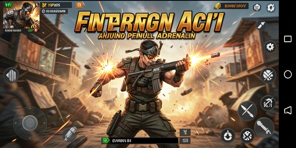 Tampilan gameplay utama VIP805 yang penuh aksi dan strategi.