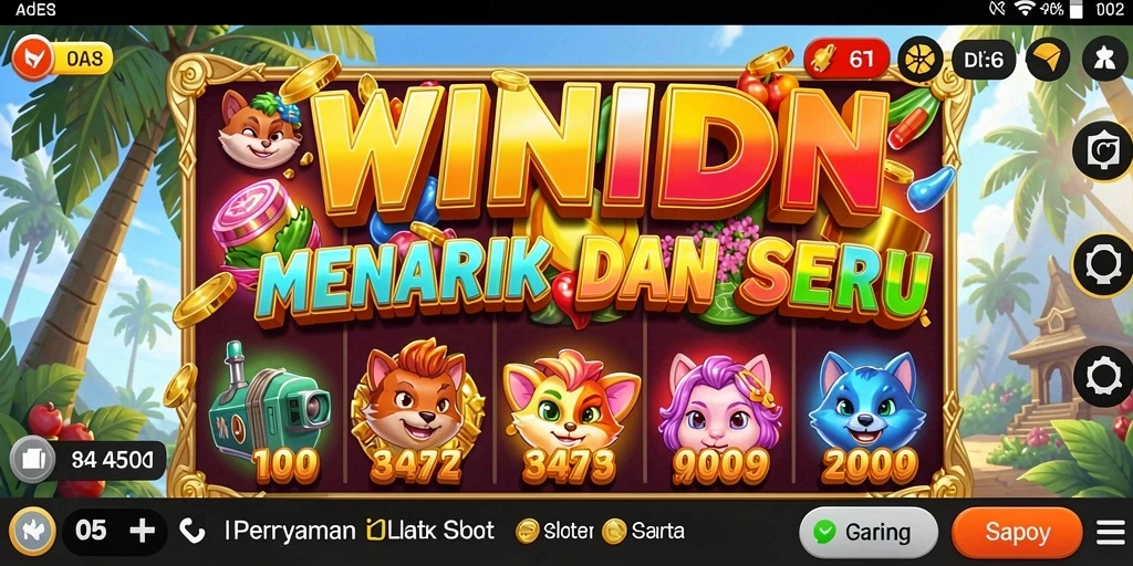 Gameplay SLOT WINIDN yang seru dan penuh warna.